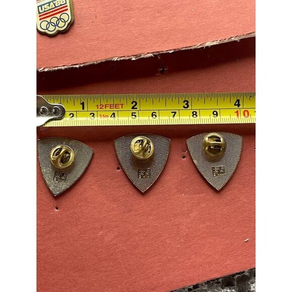 VINTAGE‎ BOXING, HORSE, & SHOTPPUT 1988 Seoul Olympic Team USA Lapel Pins Set - Picture 6 of 6